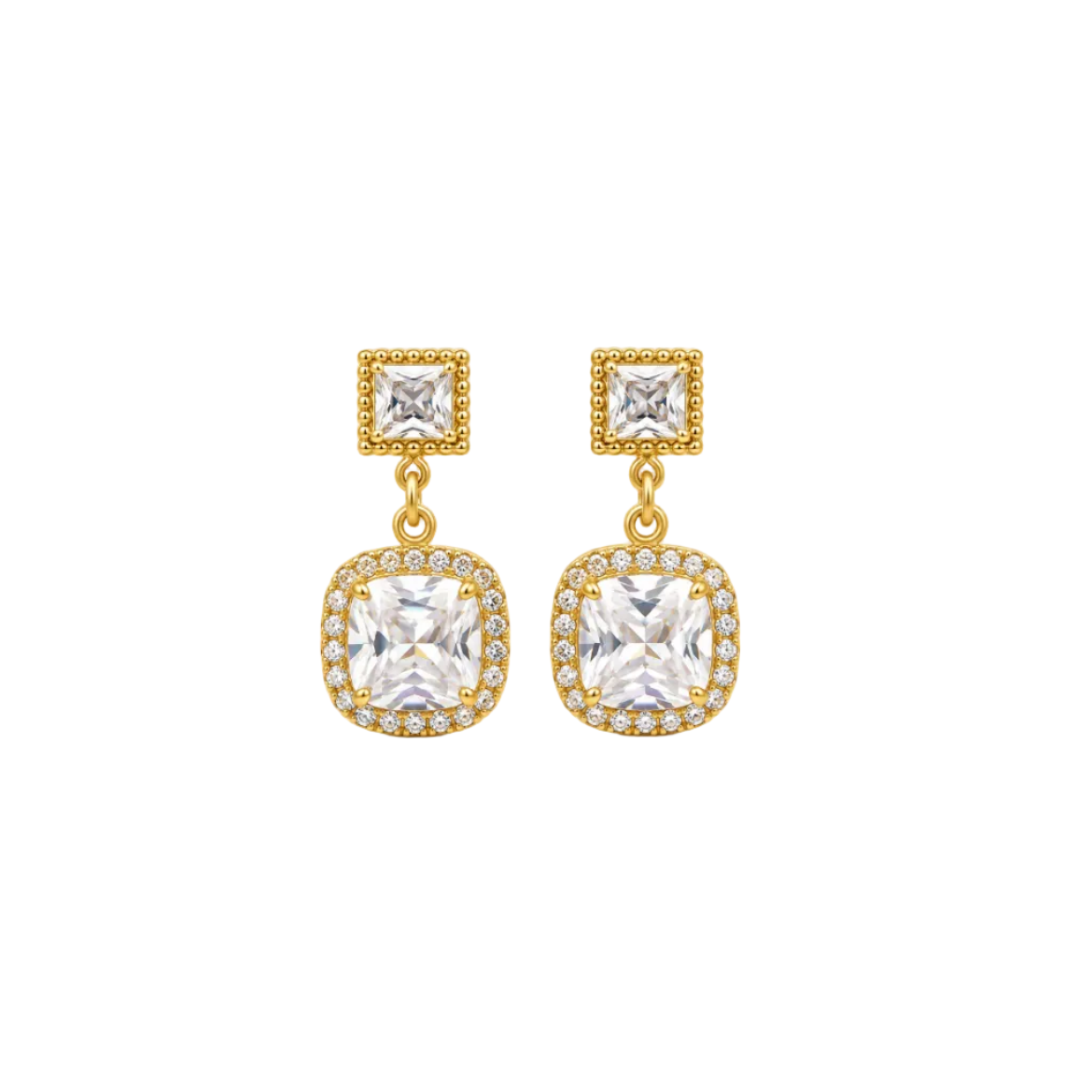 BOUCLE D’OREILLE ÉCLAT DORÉE